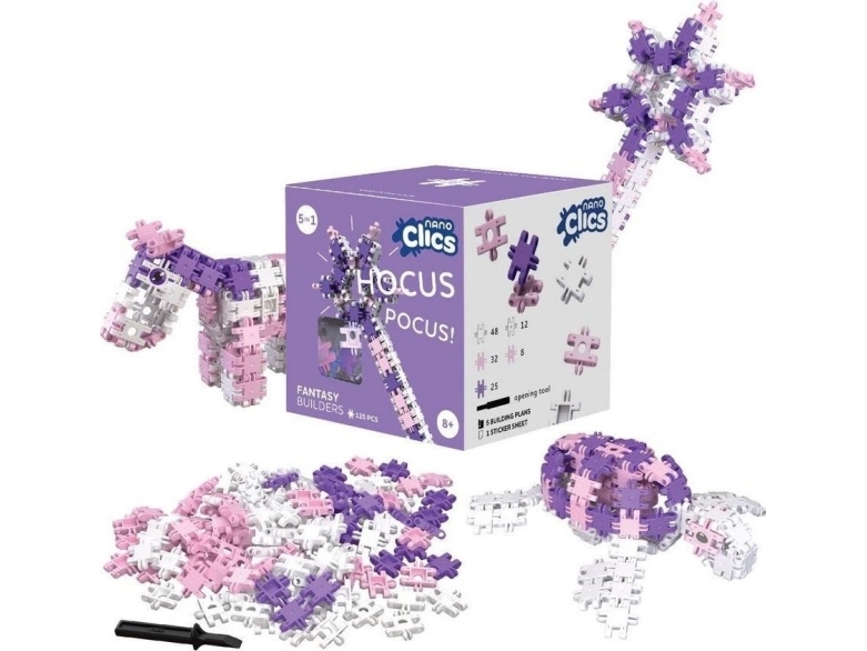ProNice NANO CLICS fantastiska byggare set 125 delar | Leksaker - Konstruktions leksaker - Plastik konstruktion | GameStuff