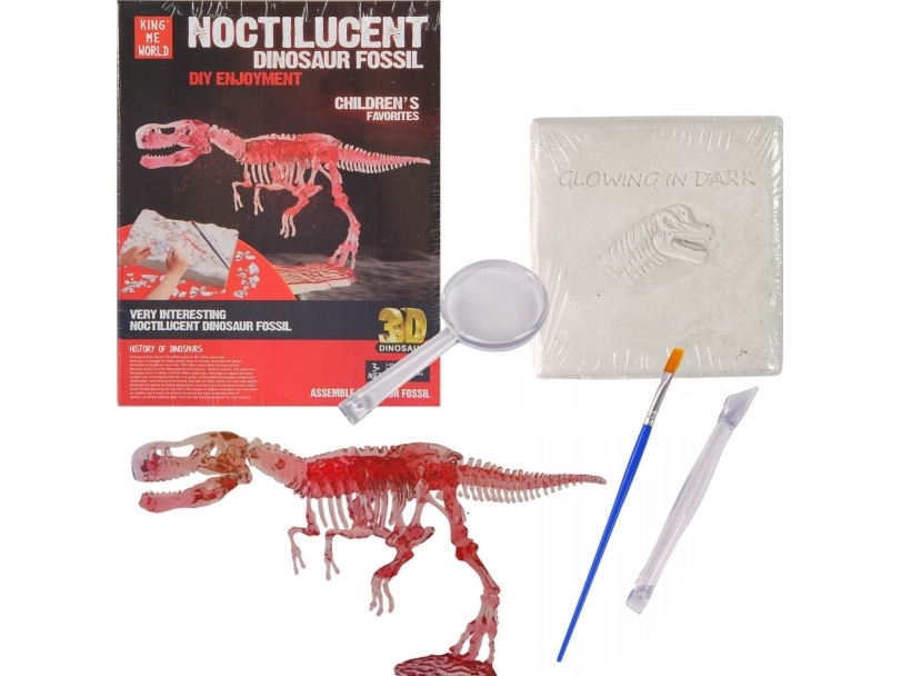 Trifox-Udgravet Dinosaur-Fosfære-Skelet