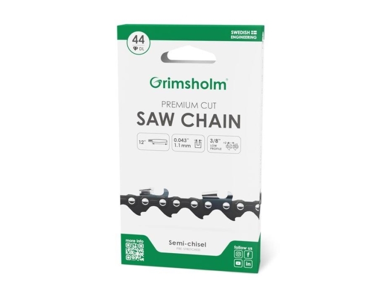 Grimsholm Savkæde Premium 44 Dl 3/8 .043/1.1Mm