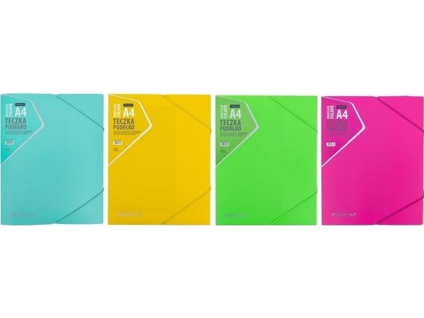 Faltschachtel Mit Gummiband Pp Neon Mix Astra