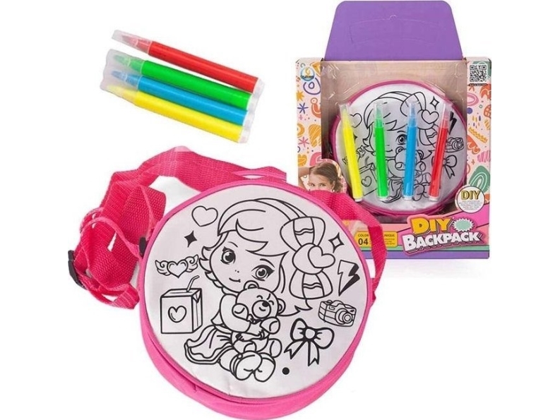 Målarpåse för målning med pennor DIY | Skola & Hobby - Konstmaterial - Textilfärger | GameStuff