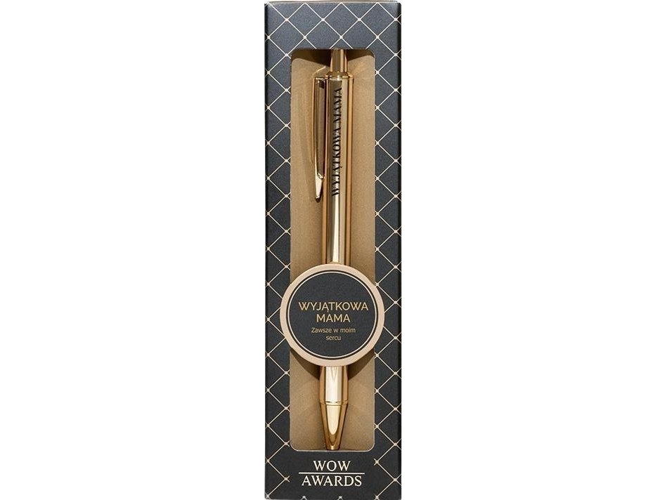 Presentpenna med texten Wyjatkowa Mama | Skrivredskap - Kulspetspennor & Reservoarpennor - Skrivbordspenn | GameStuff