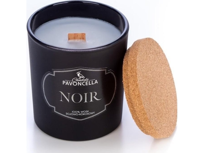 Noir Sojakerze Schwarz 135G