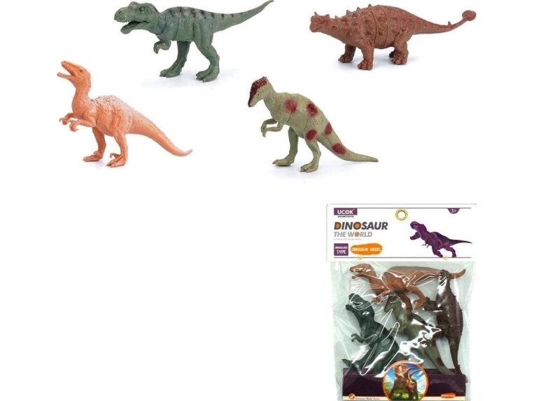 Dinosaurier 4Tlg