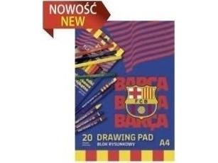 Astra tegneblok A4/20K FC Barcelona (10 stk.)