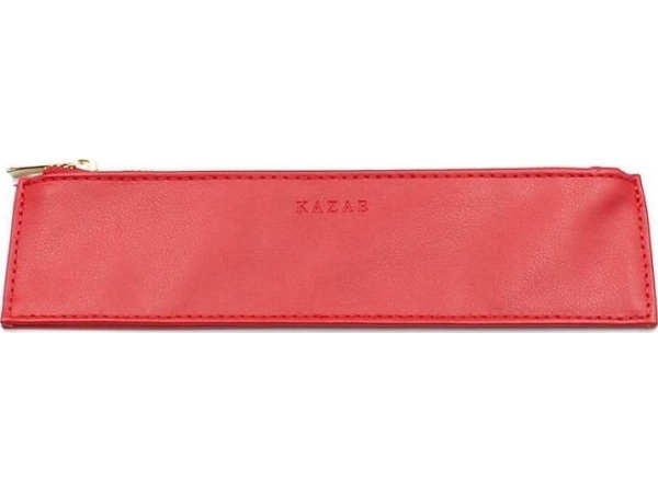KAZA-E pennfodral i läder, rött | Skola & Hobby - Till skolväskan - Pennfodral | GameStuff