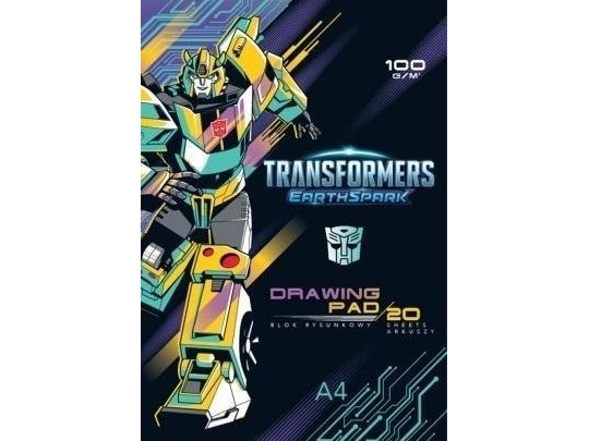 Tegneblok A4/20K Transformers (10 stk) ASTRA