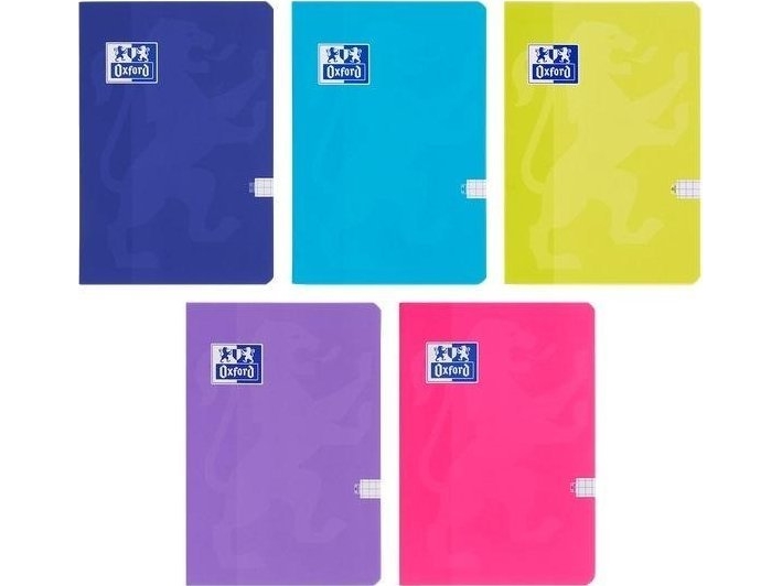 Oxford anteckningsblock A5/60K rutat Touch (5 st) | Papper & Emballage - Block & Post-It - Anteckningsböcker | GameStuff