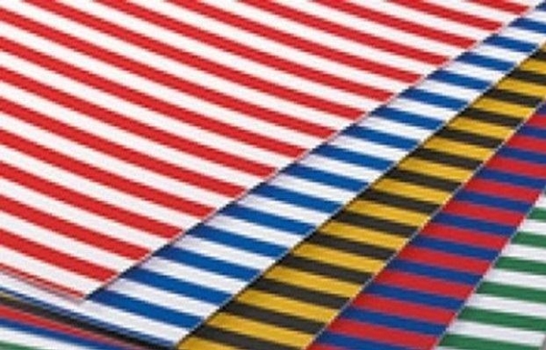 Randig kartong 300g 25x35cm 10 ark | Skola & Hobby - Skolböcker & kalkylblad - Papper & kartong | GameStuff