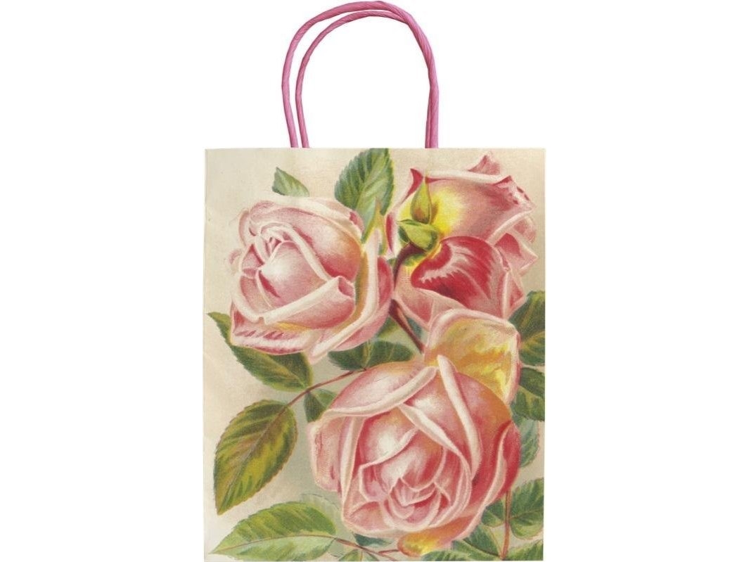 Decorative bag A5 STBAG140 Pink roses | N - A | GameStuff