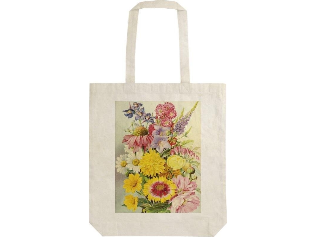 STBAG 63 sommarblommor bomullsväska snörlås | Utomhus - Väskor & Resväskor - Handväskor | GameStuff