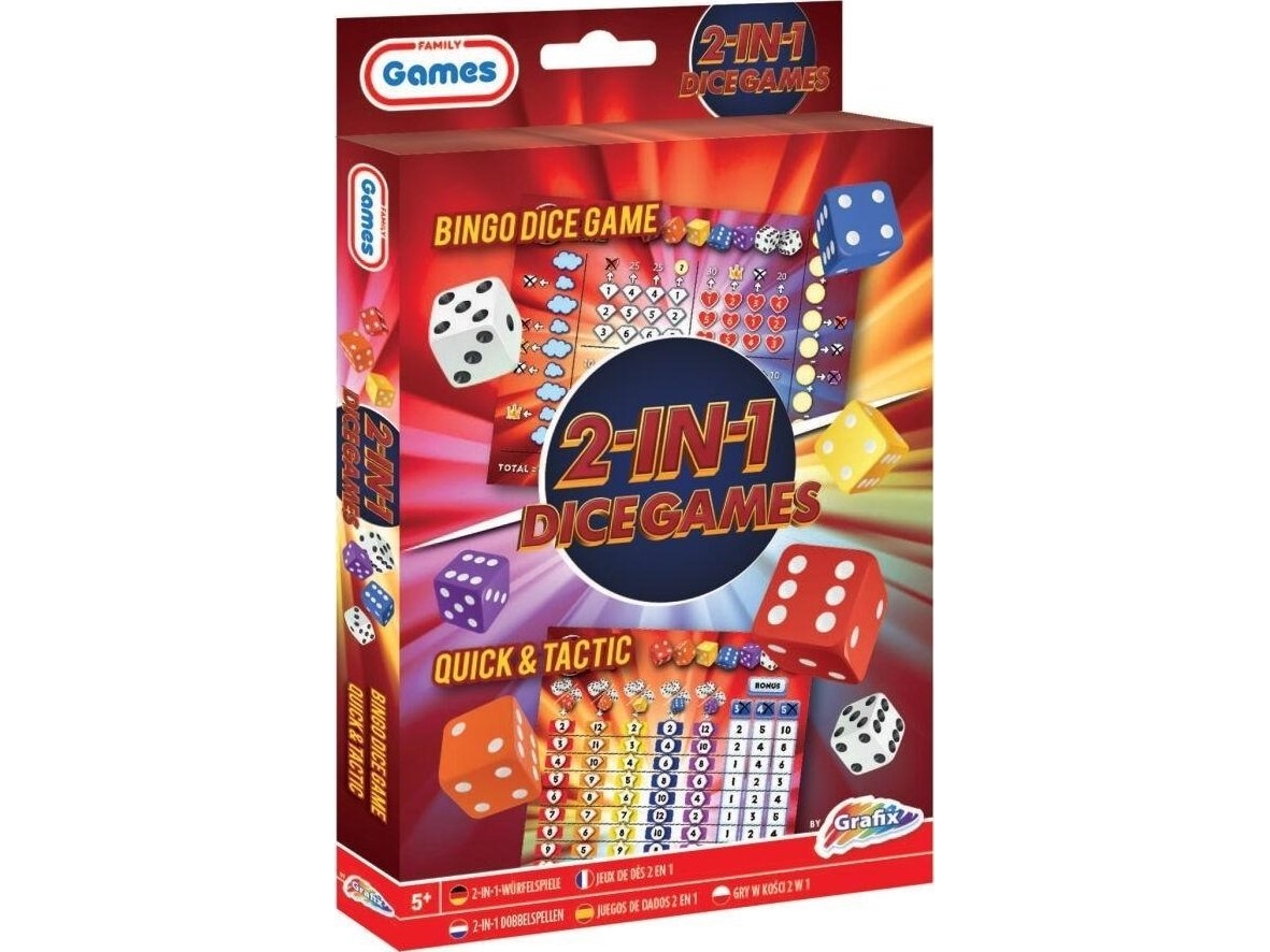 2-In-1-Würfel- Und Bingo-Spiel
