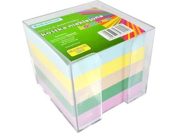 Color cube 84x84x70 mm i beholder, ikke limet