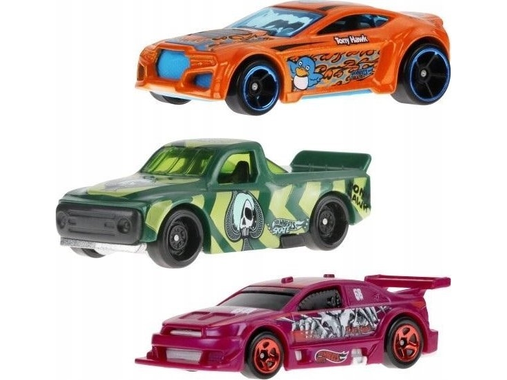 Mattel Hot Wheels Skateboard Skor Bil Hvk48