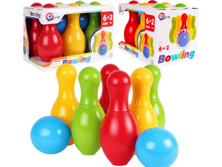 Technok Bowling Game Bowling för barn arkadspel bollar | N - A | GameStuff