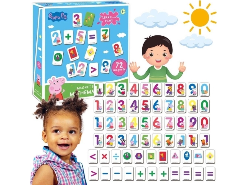 Peppa-Magnete Lernen Zählen