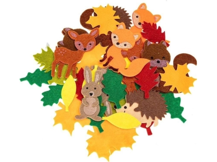 Filzsticker Herbst 35Stk