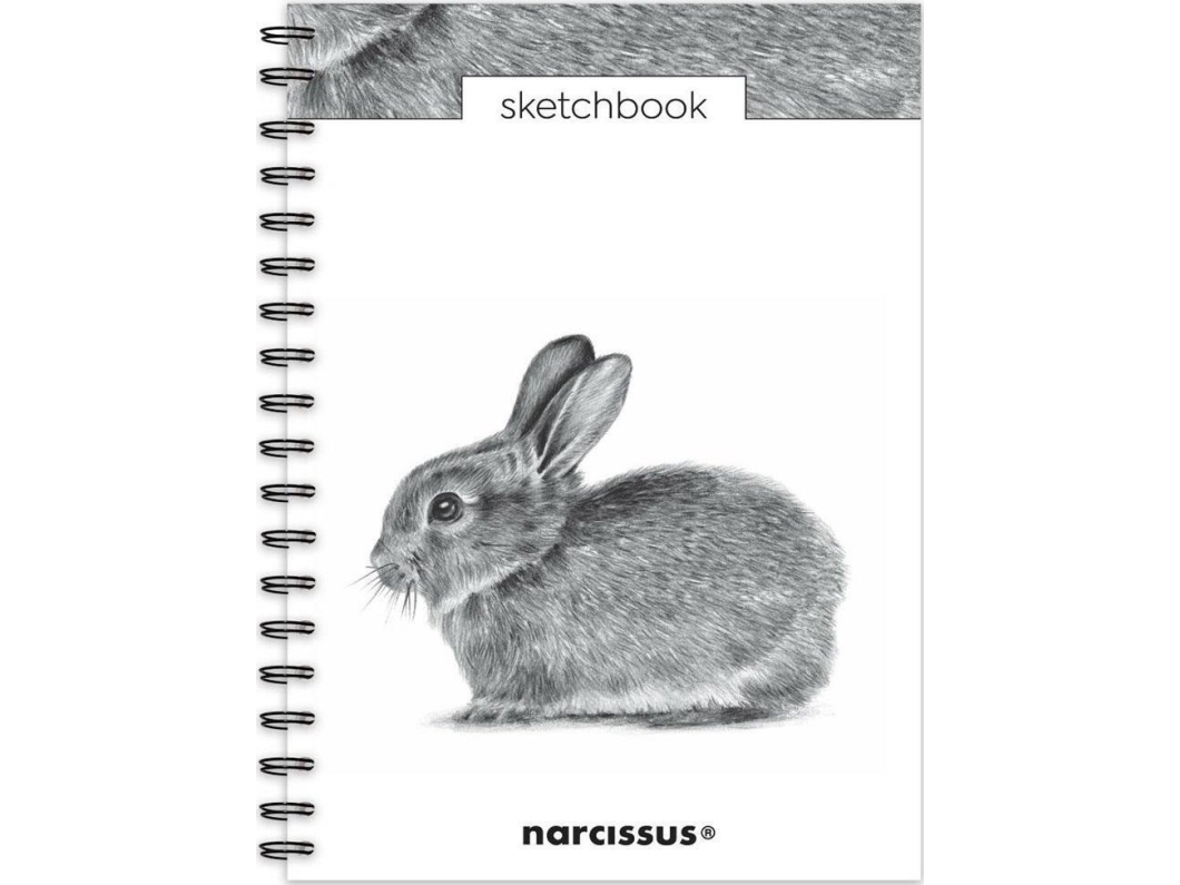 Sketchbook B5/60K smooth on spiral - Rabbit