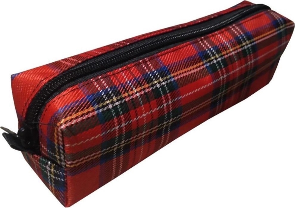 Schule Federmäppchen Ns04 Karo Rot