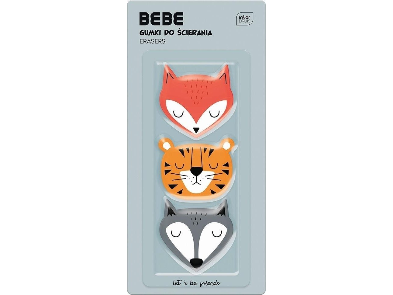 Suddgummi BB Friends Boys, 3 st. | Skrivredskap - Korrigeringsprodukter - Korrigeringspenna | GameStuff