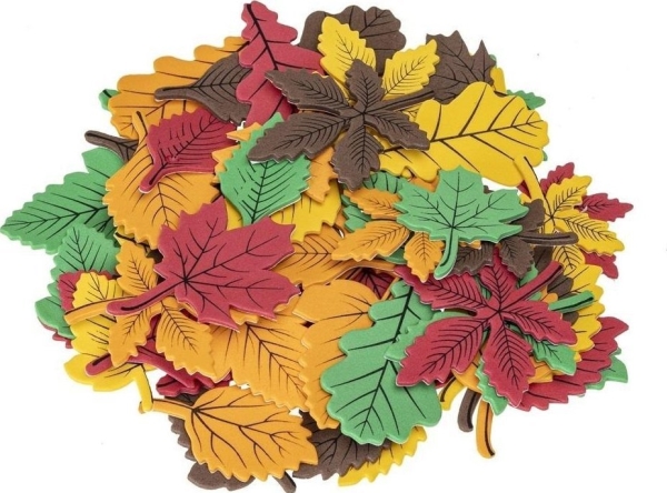 Herbst-Schaumstoffaufkleber 60 Stk