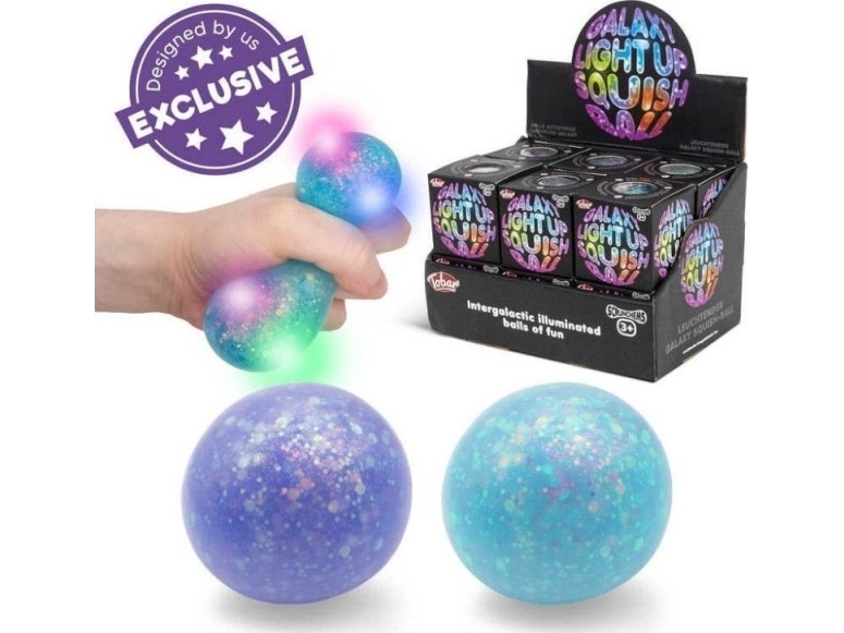 Anti-stress ball with light ścrunchems