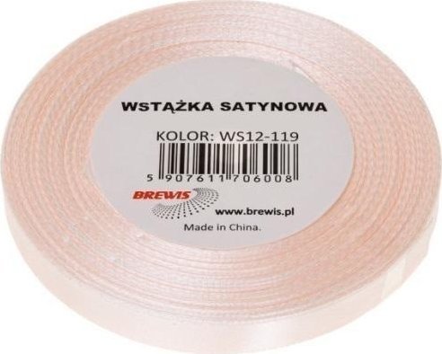 BREWIS satinbånd champagne 12mm x 32m