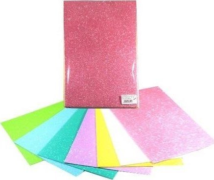 Happy Color iriserende mikrogummi skum 20x30 cm 8 ark