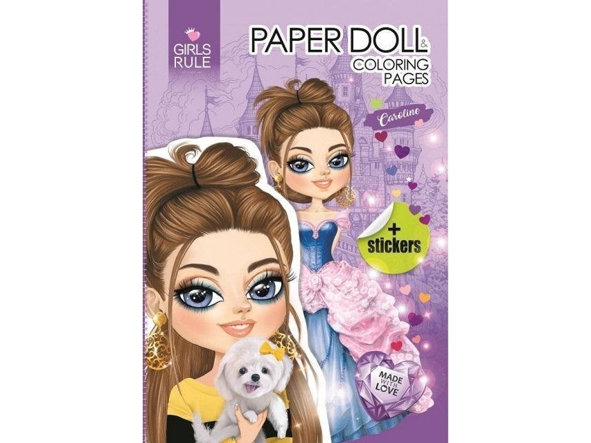 Midex Papier Ausschnitt Puppe Caroline