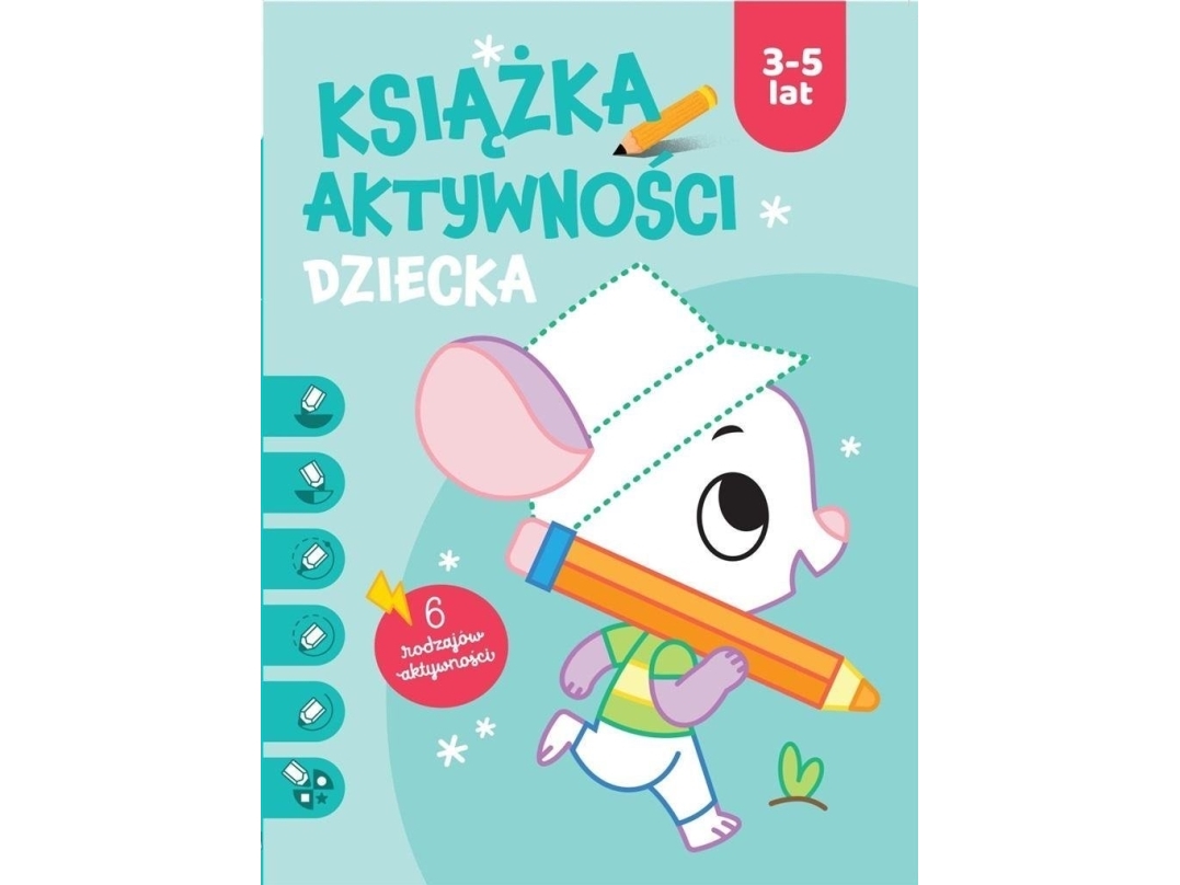 Aktivitetsbog for børn 3-5 år Blå