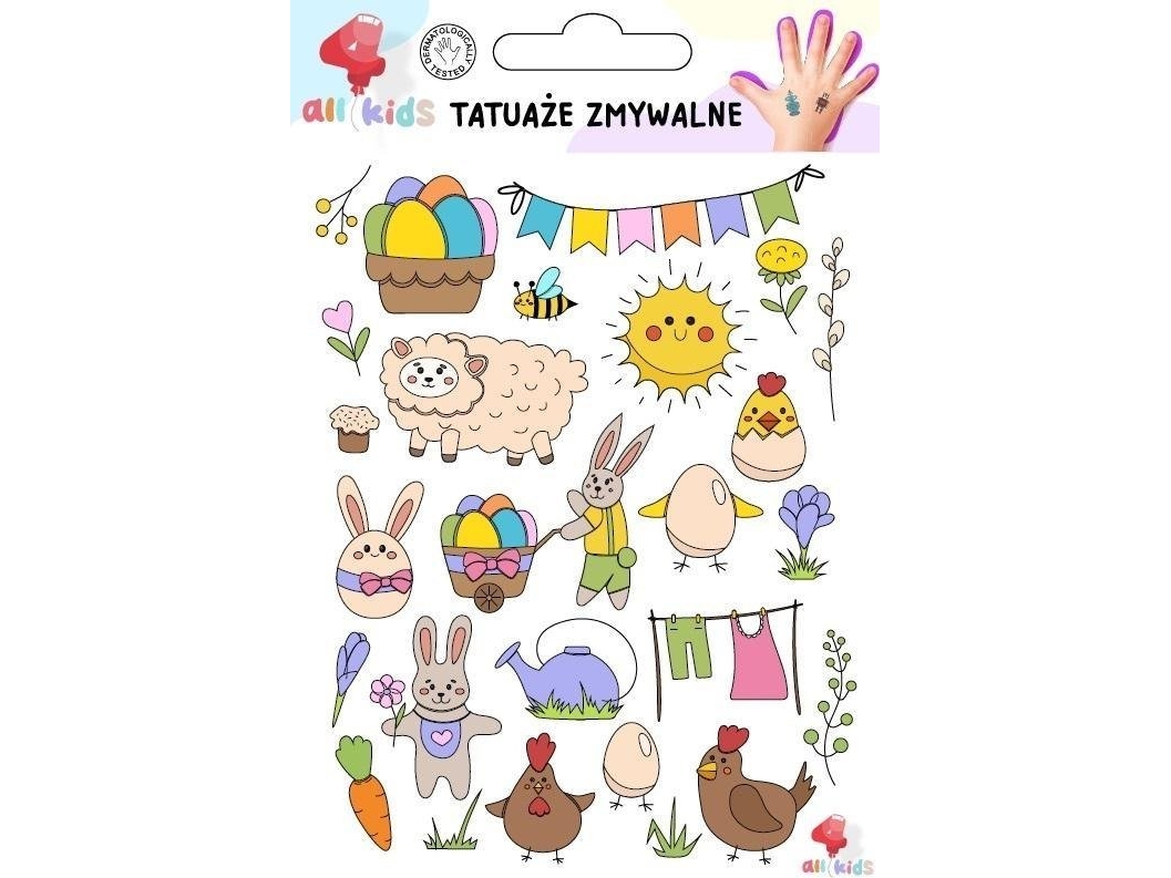 Vaskbare tatoveringer til børn Påske 2