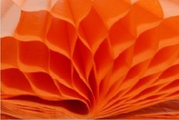 Aha rumlig silkepapir orange 23x33 cm