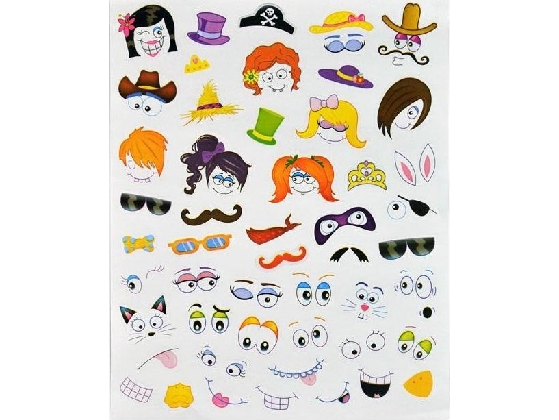 Klistermärken för att dekorera påskägg - smileys | Skola & Hobby - Festdekorera - Klistermärken | GameStuff