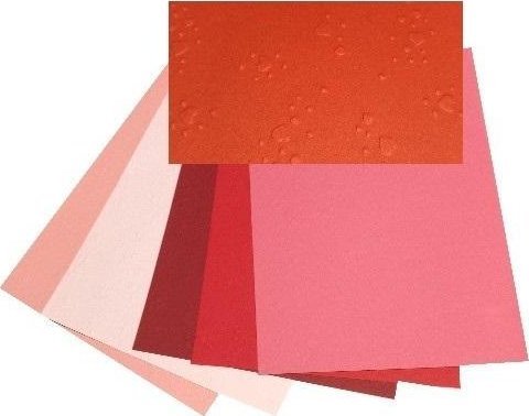 MFP papir præget karton seca 220g 25x35cm 5 ark MIX