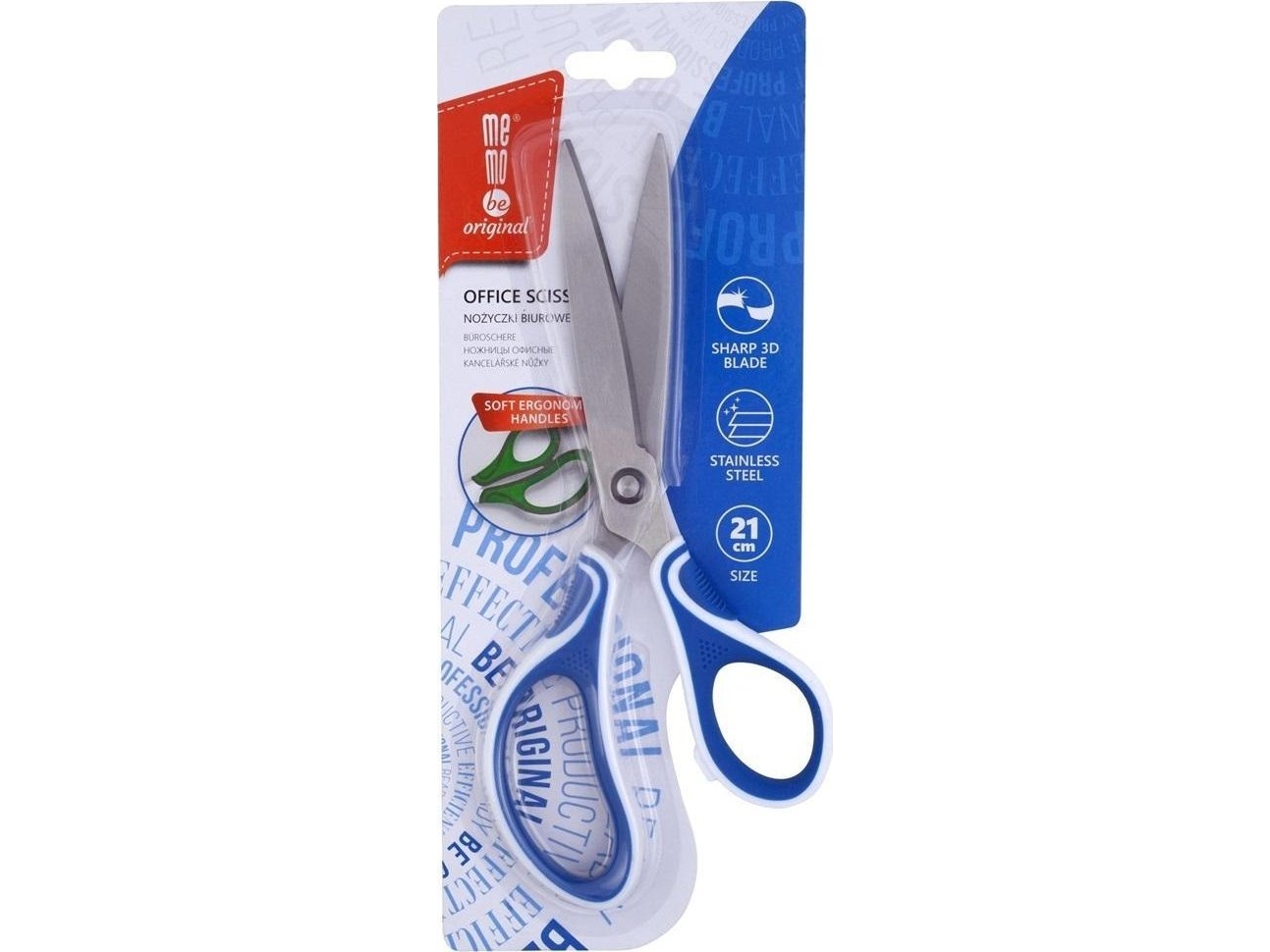 Büro- Und Schulschere 21Cm Memobe