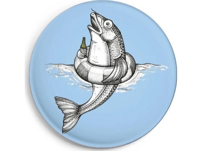 Moneks magnet fisk