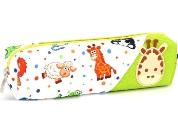 Kleines Tuba-Federmäppchen Tiere Und Eine Giraffe