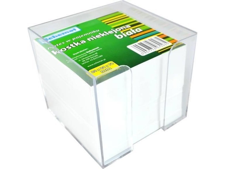Weißer 84×84×70-Mm-Würfel In Nicht Verklebtem Behälter