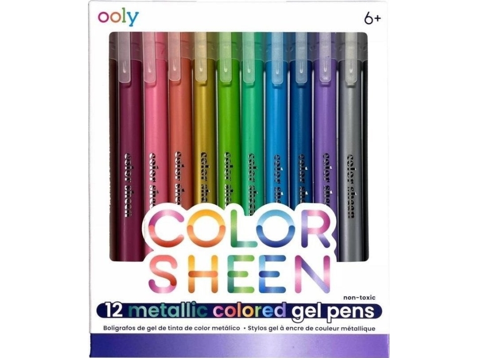 Ooly Tuscher - Color Sheen Metallic Gel - 12 stk