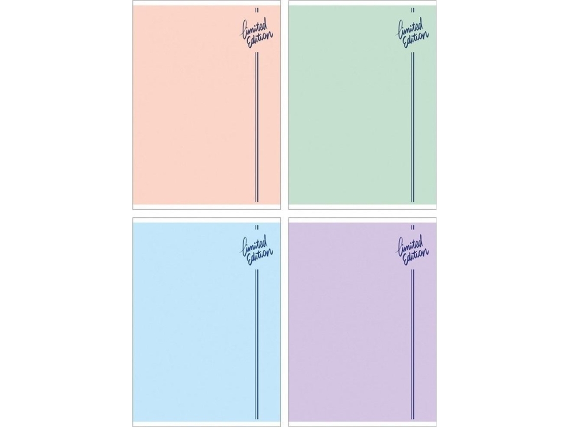 Notebook A5/60K Gittermix (4 Stück) |