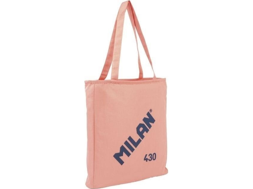 Milan tekstil strandtaske - Pink, 38 × 36 × 6,5 cm