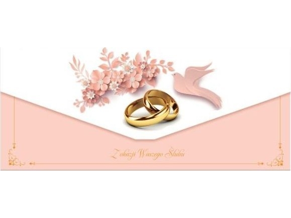 Karnet-koperta Ślub