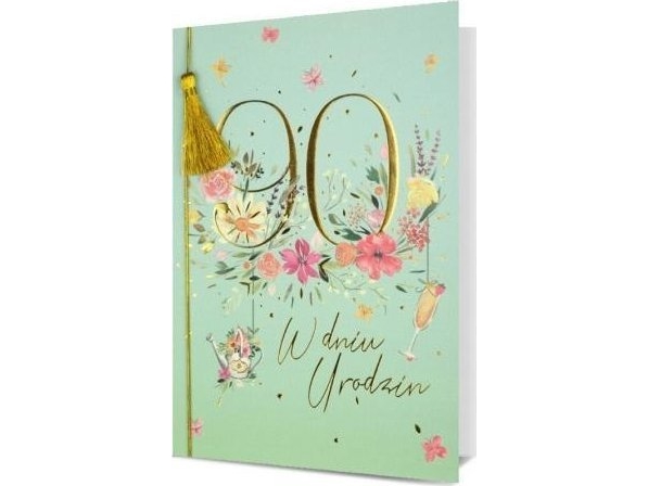 B6 Fødselsdagskort 90