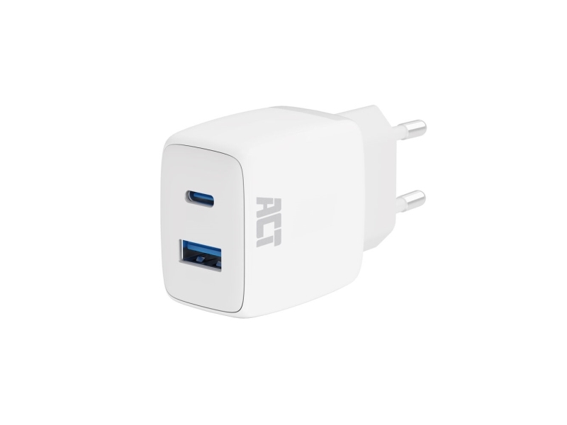 Act Ac2122-Oplader Til Mobile Enheder Universal White Ac Quick Charge Car (Ac2122)