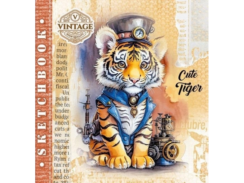 Skolebog 200X200/36K 100 G/M2 Tiger Fresh |