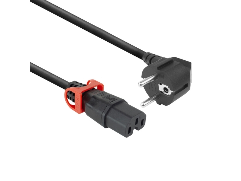 Act Powercord Cee7/7-C15l Bk 3.00M
