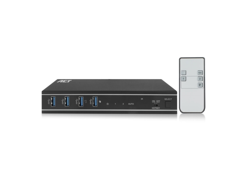 Act Ac7912 Tastatur/Video/Maus (Kvm)-Switch Schwarz (Ac7912)