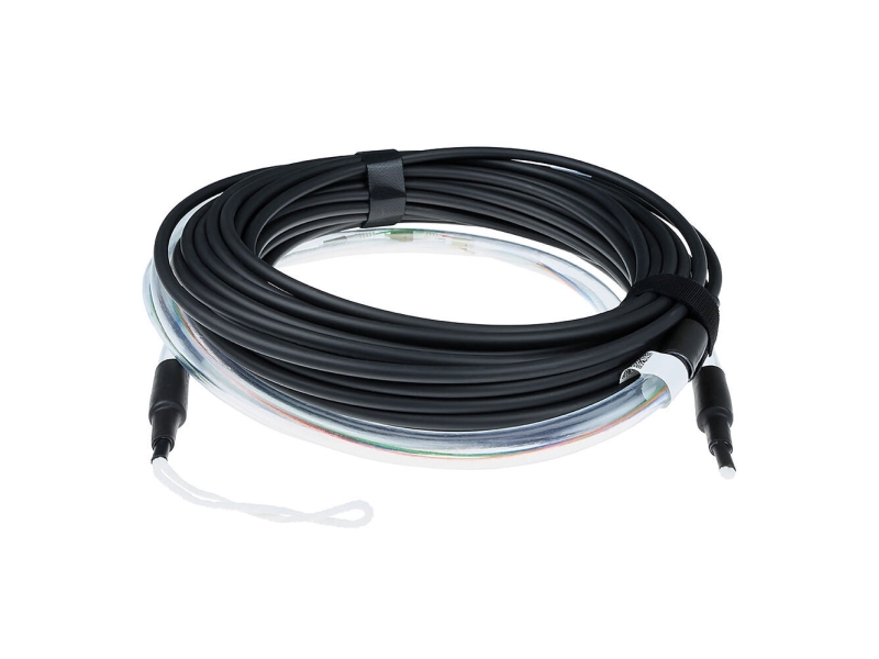 5 Meter Om4 Multimode Indoor/Outdoor Glasfaser-Kabel – 24 Adern Mit Lc-Steckern