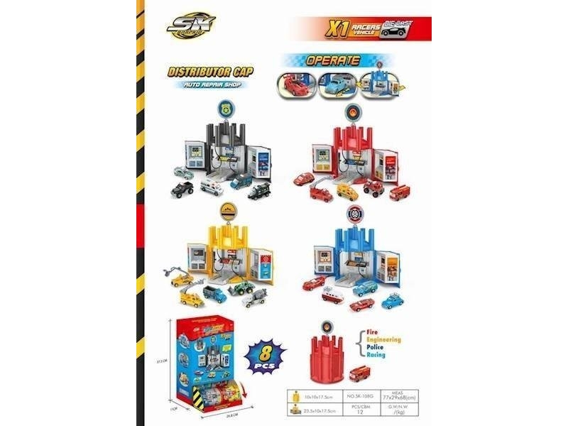 Parking Kit SK-108G MIX | Utomhusleksaker - Spela i trädgården - Play Tält | GameStuff