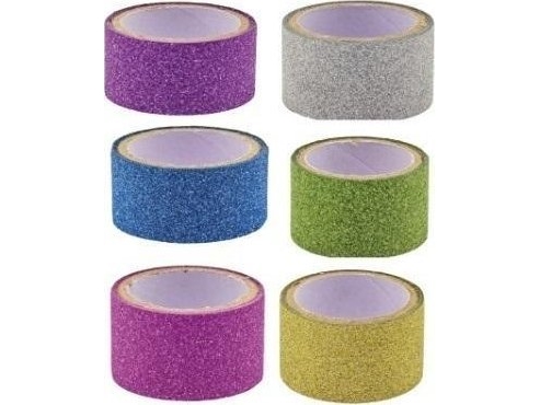 Glitter nauha 18mm 6kpl MIX